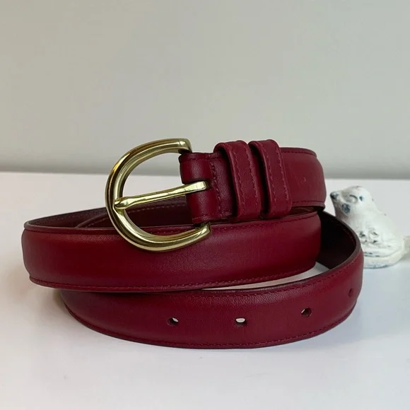 COACH Vintage Leather Belt Size M - Picture 1 of 11